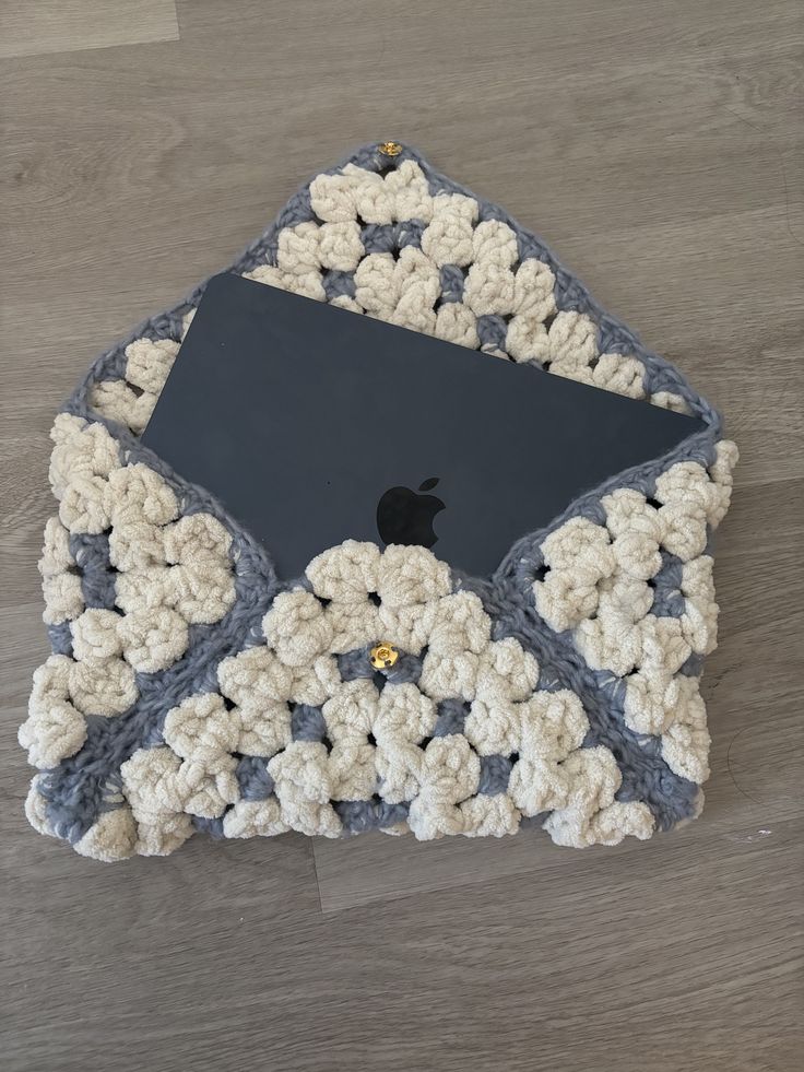 Crocheted MacBook case